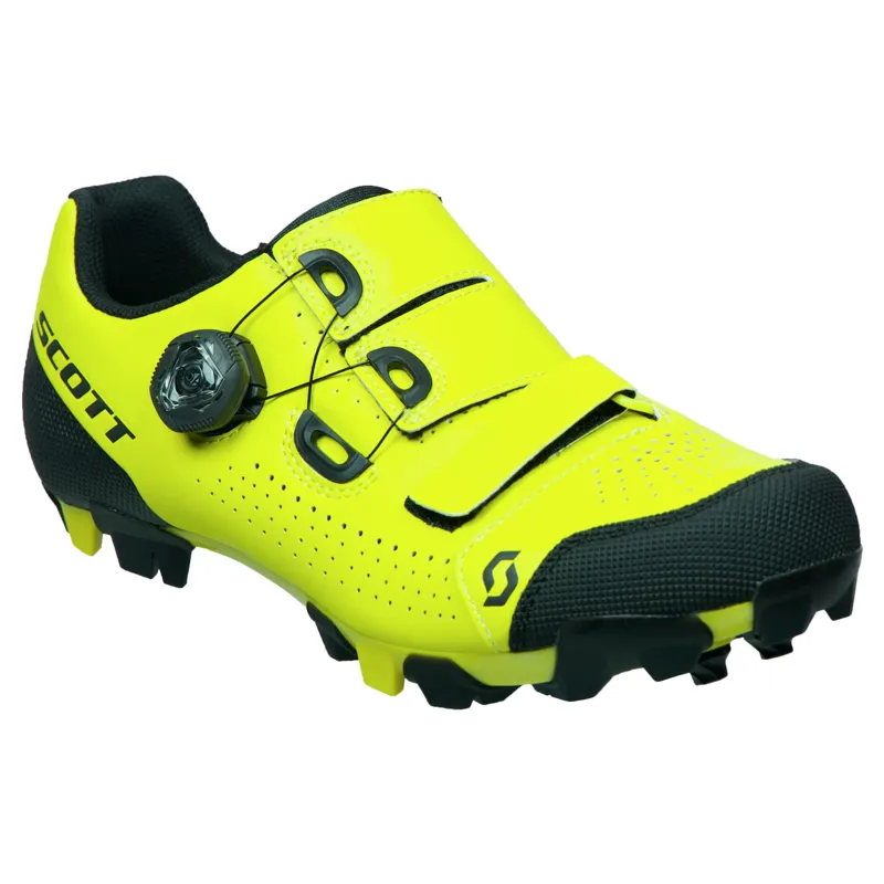 Scott MTB Team Boa Shoes in Yellow-2