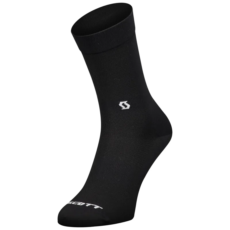 2022 Scott Performance Corporate Crew Socks in Black/White