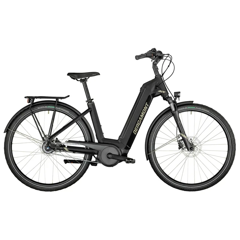 2021 Bergamont E-Horizon N8 CB 500 Wave Electric Hybrid Bike in Black