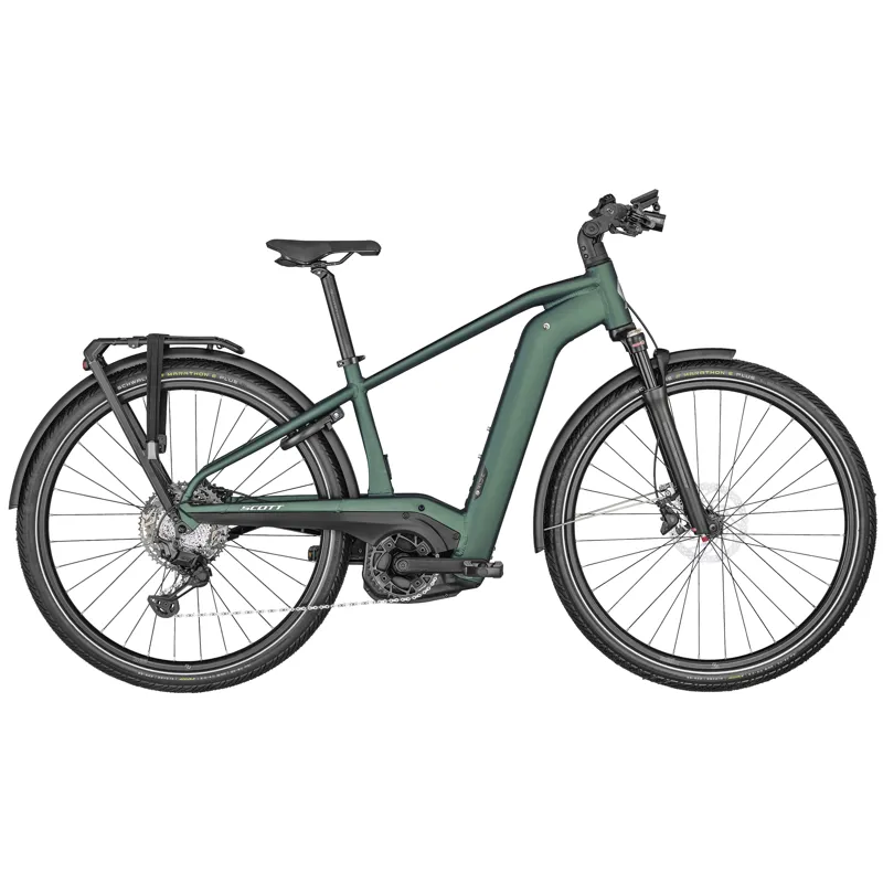 2022 Scott Sub eRIDE EVO Men's Electric Bike in Green