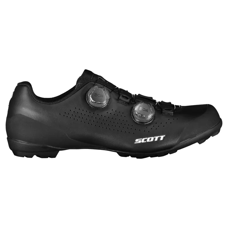 2022 Scott Gravel Tuned Shoes in Matt Black
