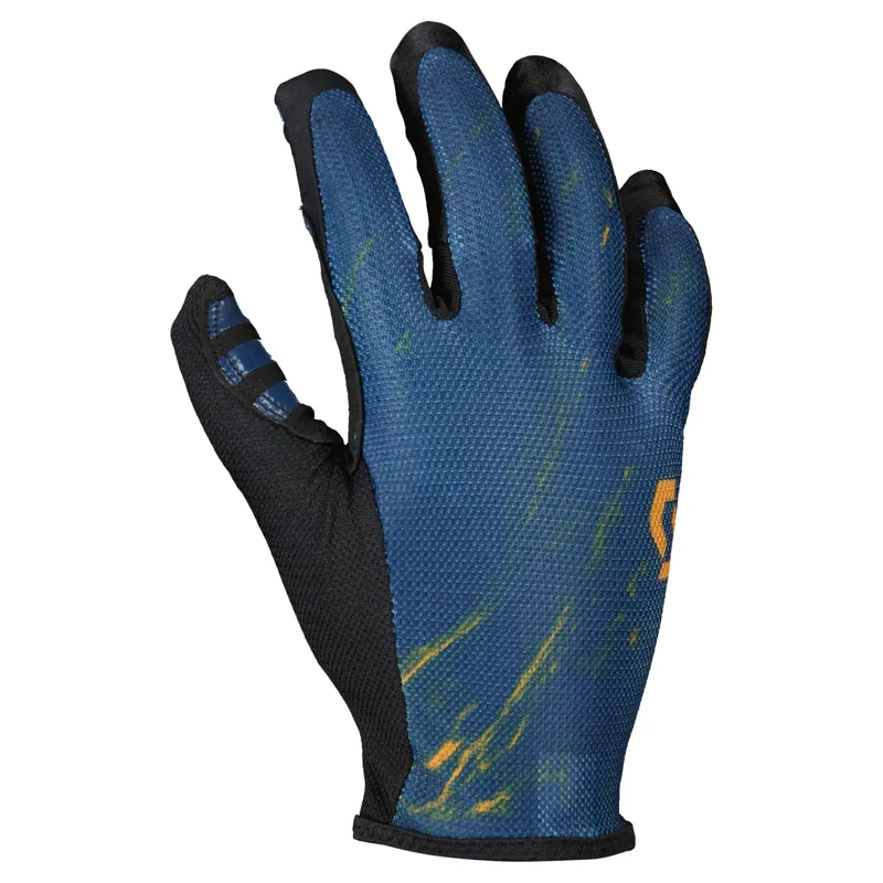 2022 Scott Traction LF Gloves in Blue