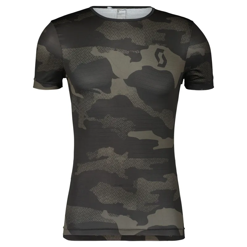 Scott Baselayer Carbon SS T Shirt  Black