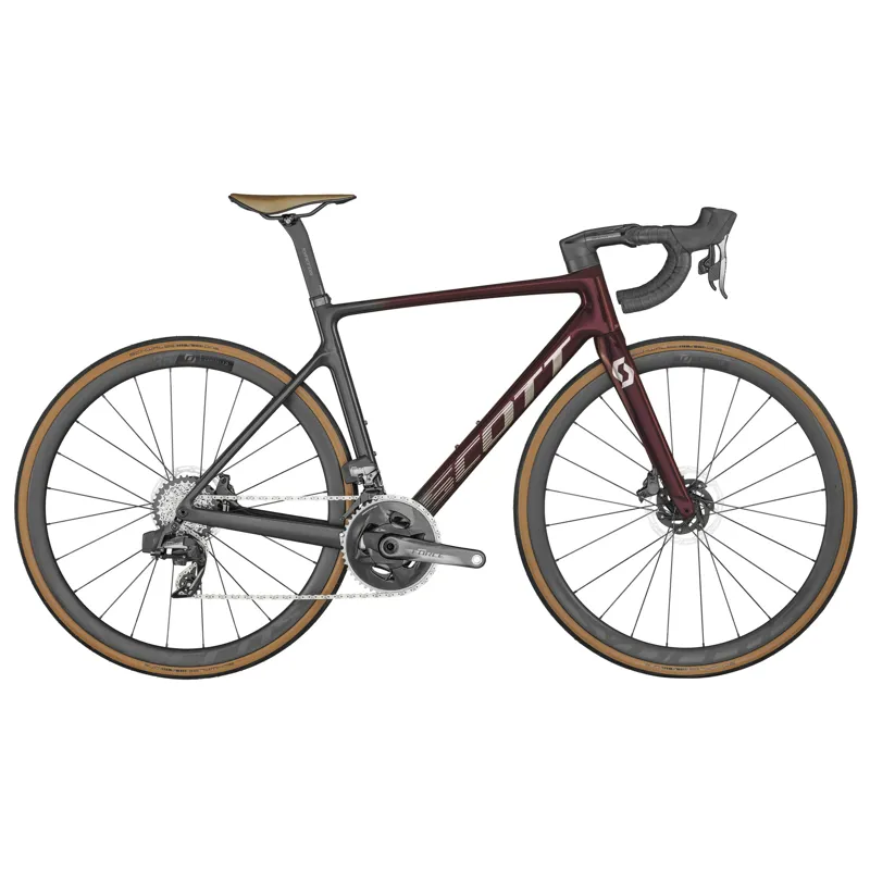 Scott Addict RC 10 Road Bike in Red/Grey