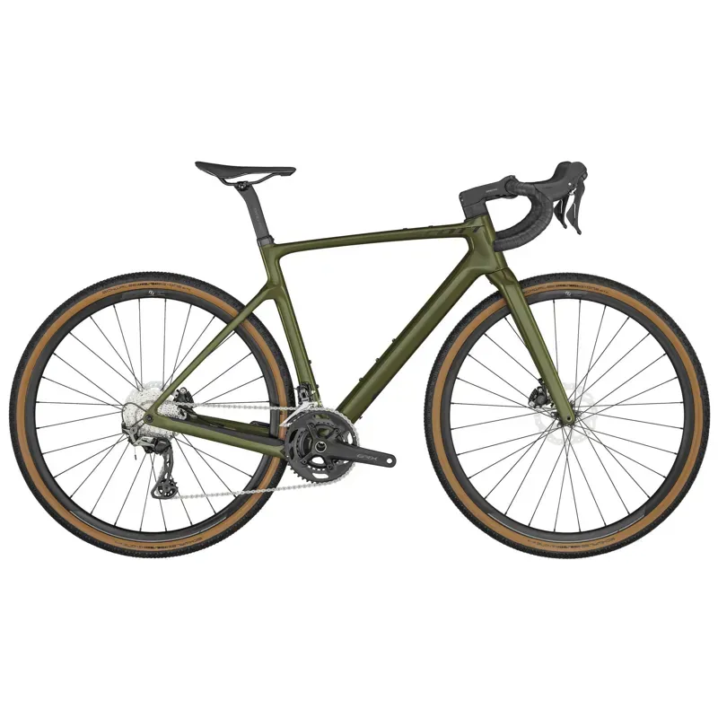 Scott Addict Gravel 30 Road Bike in Green