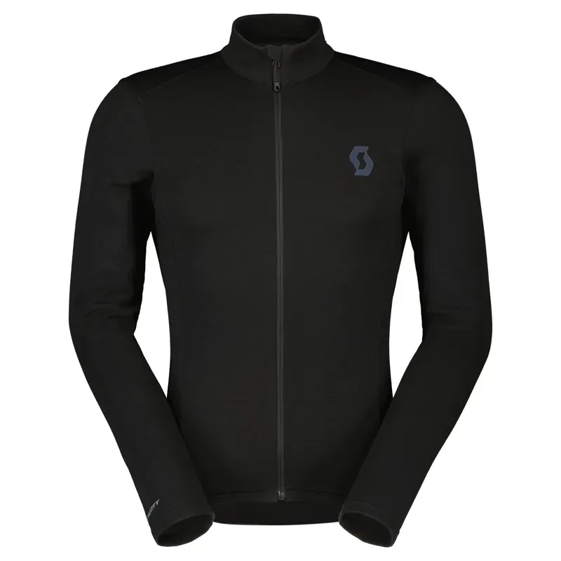 Scott Gravel Warm Merino LS Jersey in Black