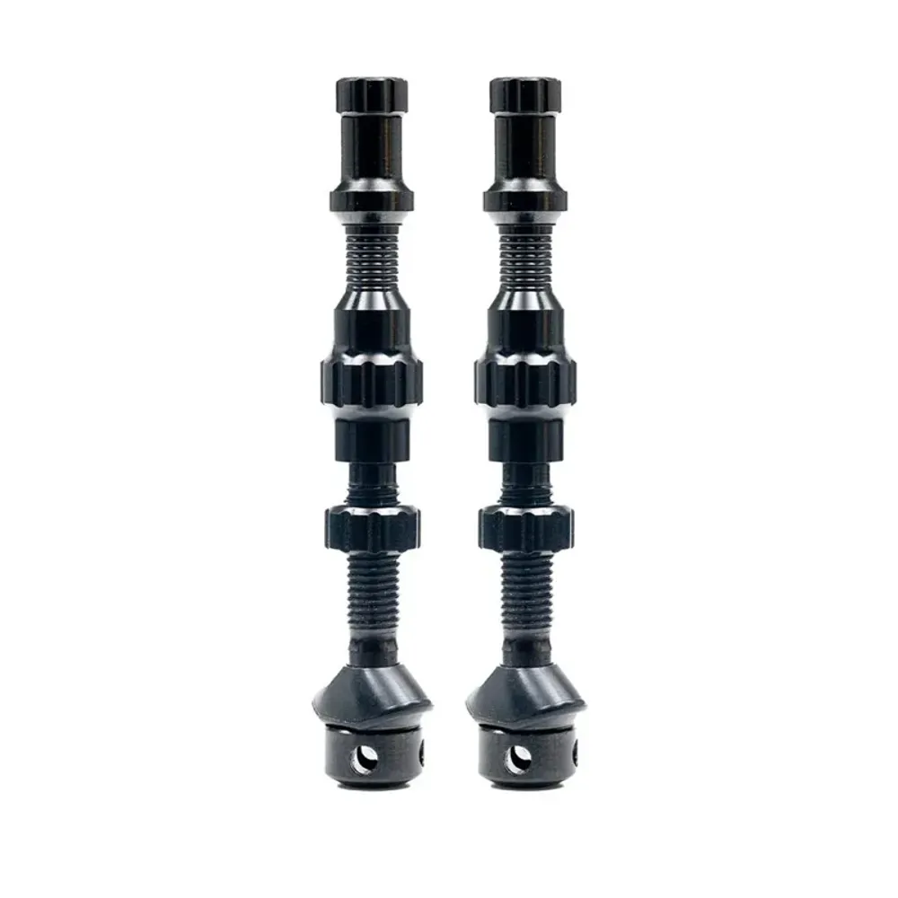 Js Cycles Stans - Tubeless Exo-Core Tubeless Valves Pair - Medium - Black Stans Notubes  - one size | Free delivery over £50, Price Match & Cycle to Work.