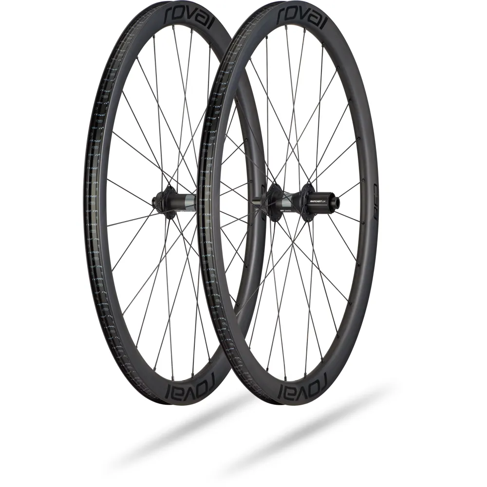 Js Cycles Specialized Roval Rapide C38 700C Carbon Road Wheelset in Black | Free delivery over £50 & Cycle Scheme available.