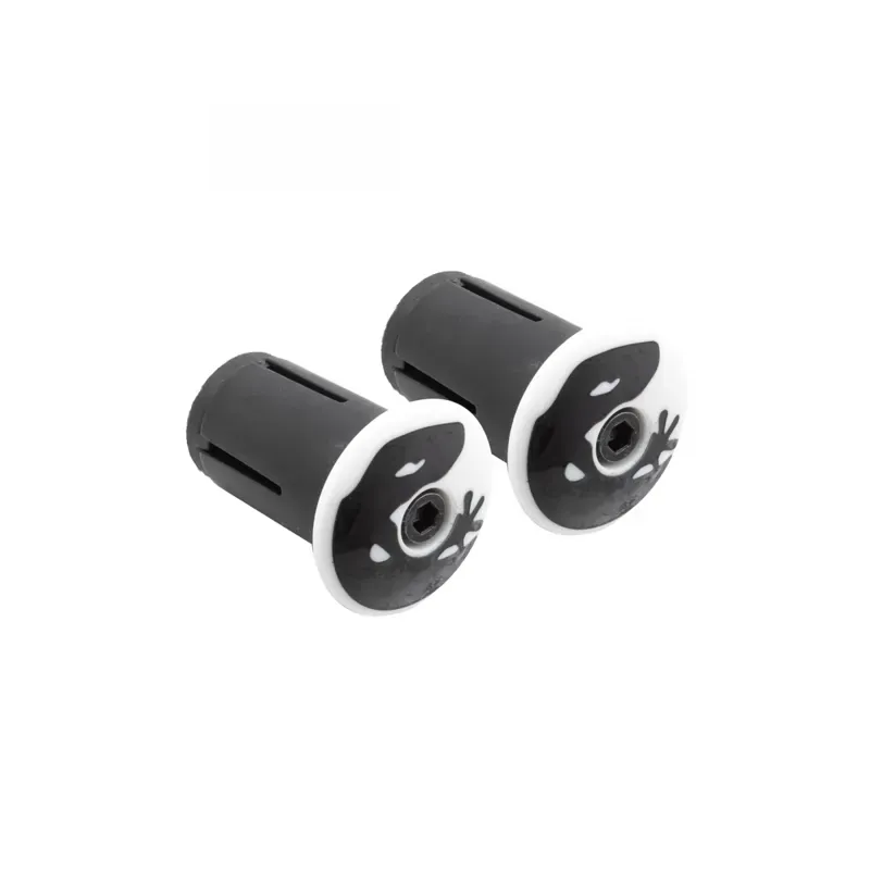 Lizard Skins DSP Bar Tape V2 Screw-in End Plugs in White