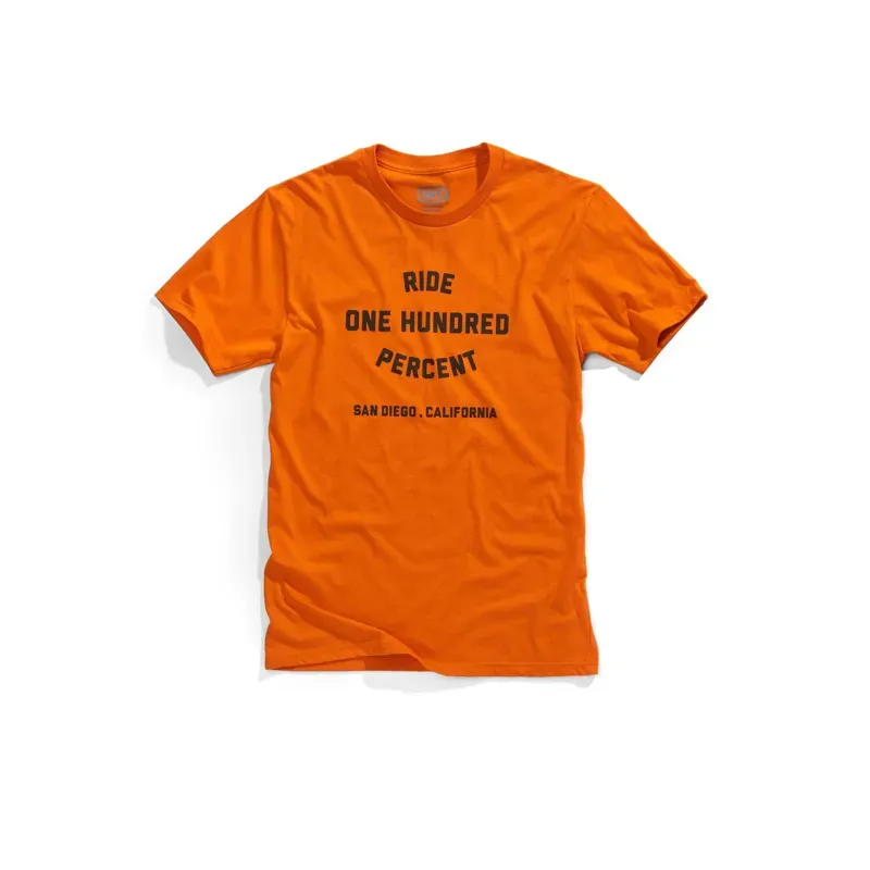 100% Warez T-Shirt in Heather Orange