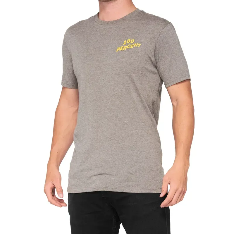 100% Dakota T-Shirt in Heather Grey