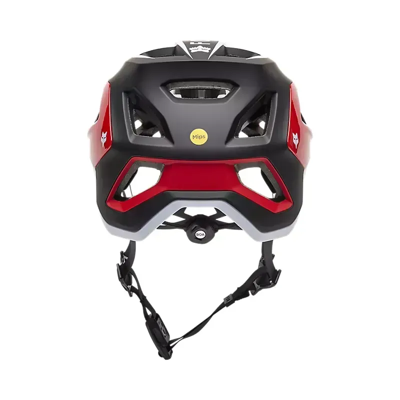 Fox Speedframe Pro Defy Helmet in Fluorescent Red-3