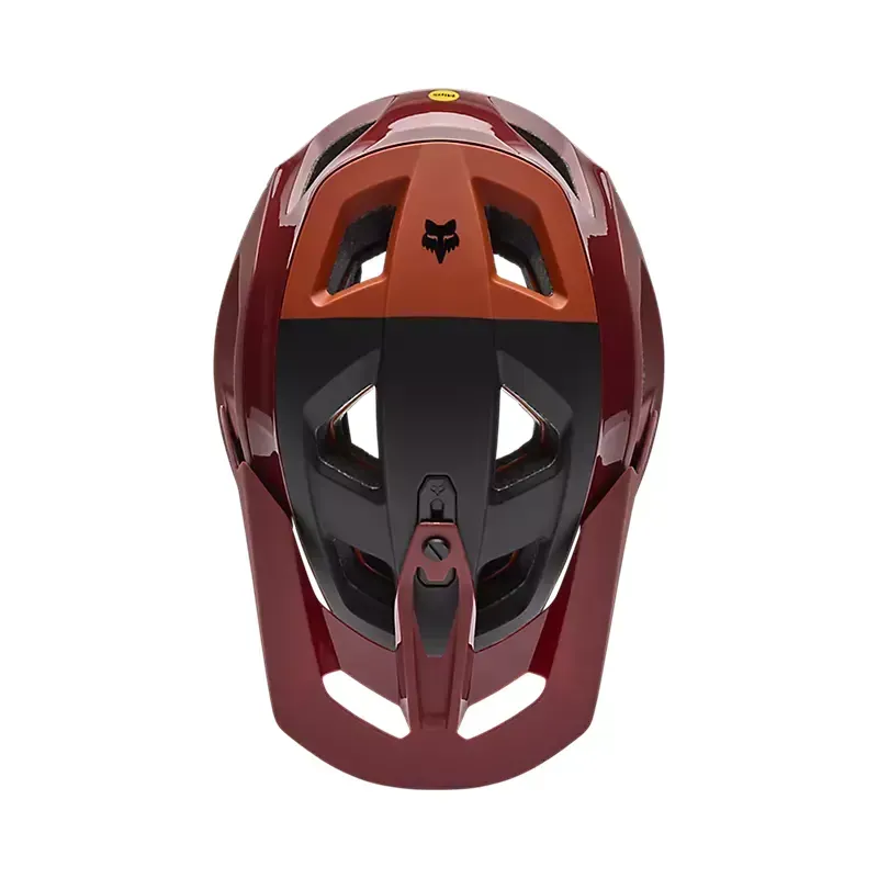 Fox Speedframe RS Paranoid Helmet in Rust Brown-2