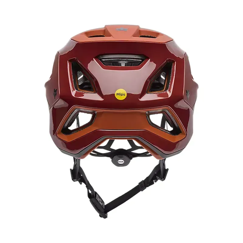 Fox Speedframe RS Paranoid Helmet in Rust Brown-3