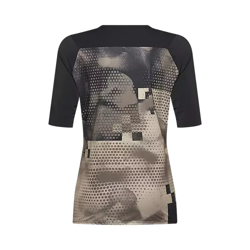 Fox Women's Flexair Ascent Pulse Short Sleeve Jersey in Sand-1