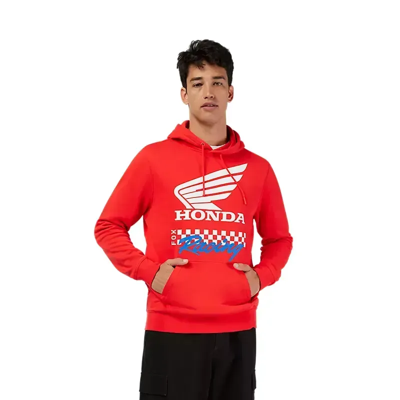 Fox Honda Pullover Hoodie in Red