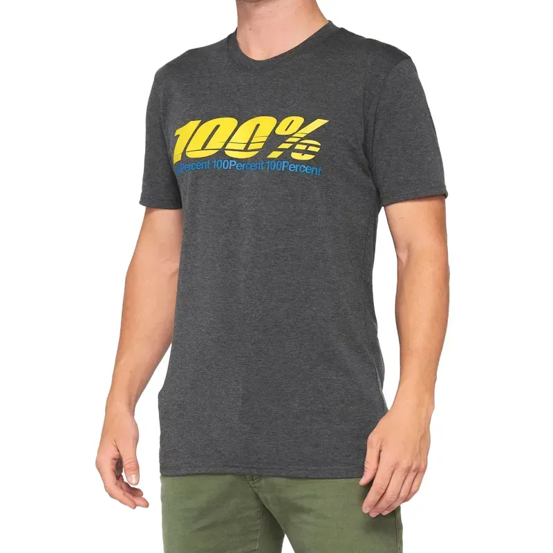100% Argus Tech T-Shirt in Charcoal Heather