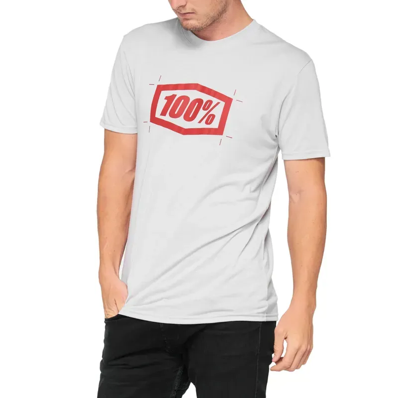 100% Cropped Tech T-Shirt in Vapor