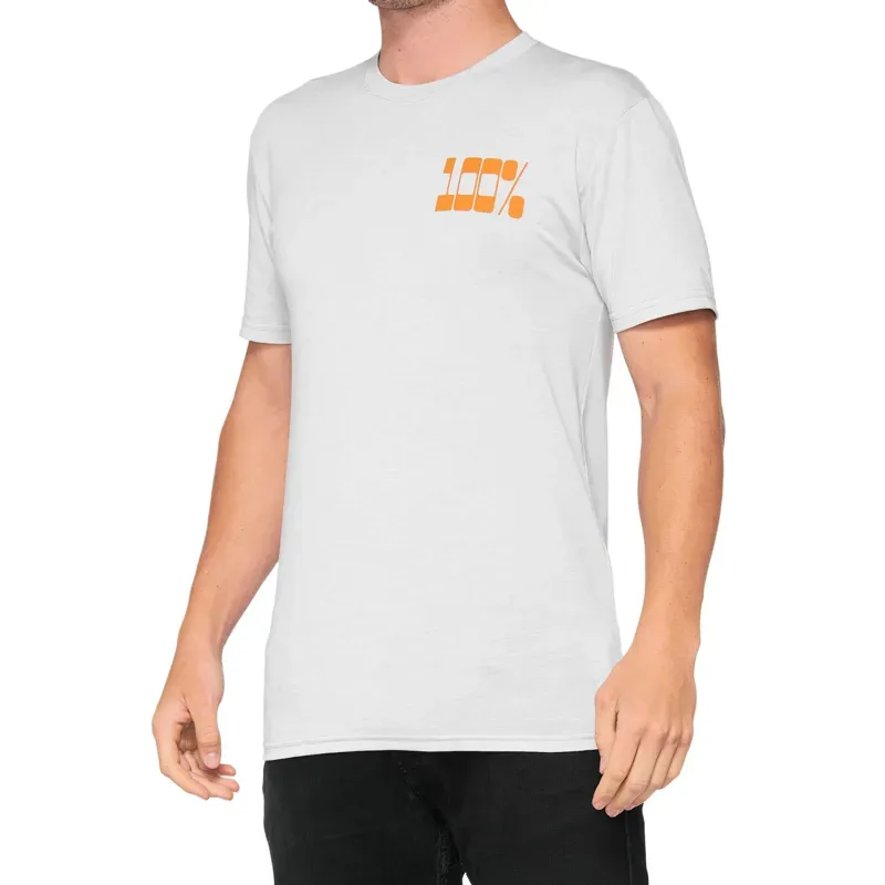 100% Trona Tech T-Shirt in Chalk
