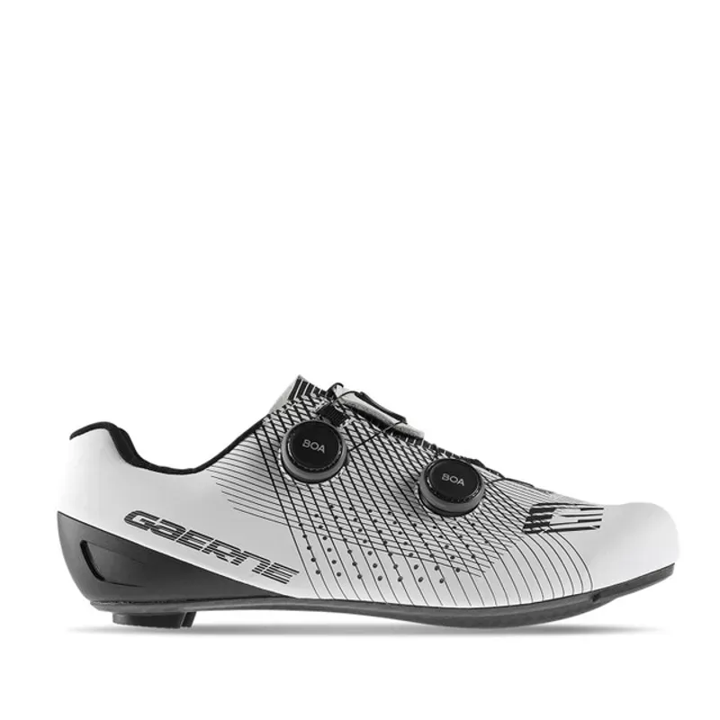 Gaerne Carbon G Fuga Road Cycling Shoes In White/Black