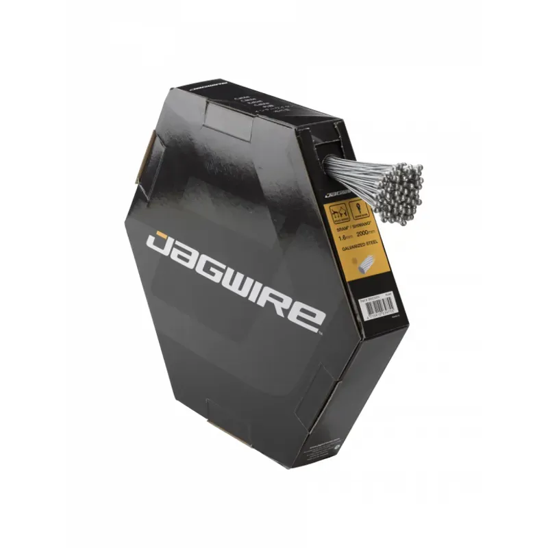 Jagwire Basics Brake Cable 1.6x2000mm Galv SRAM/Shimano in Silver