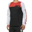 100% R-Core Long Sleeve Jersey in Black/Racer Red