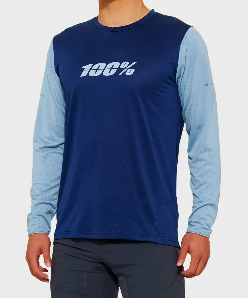 100 Ridecamp Long Sleeve Jersey Navy
