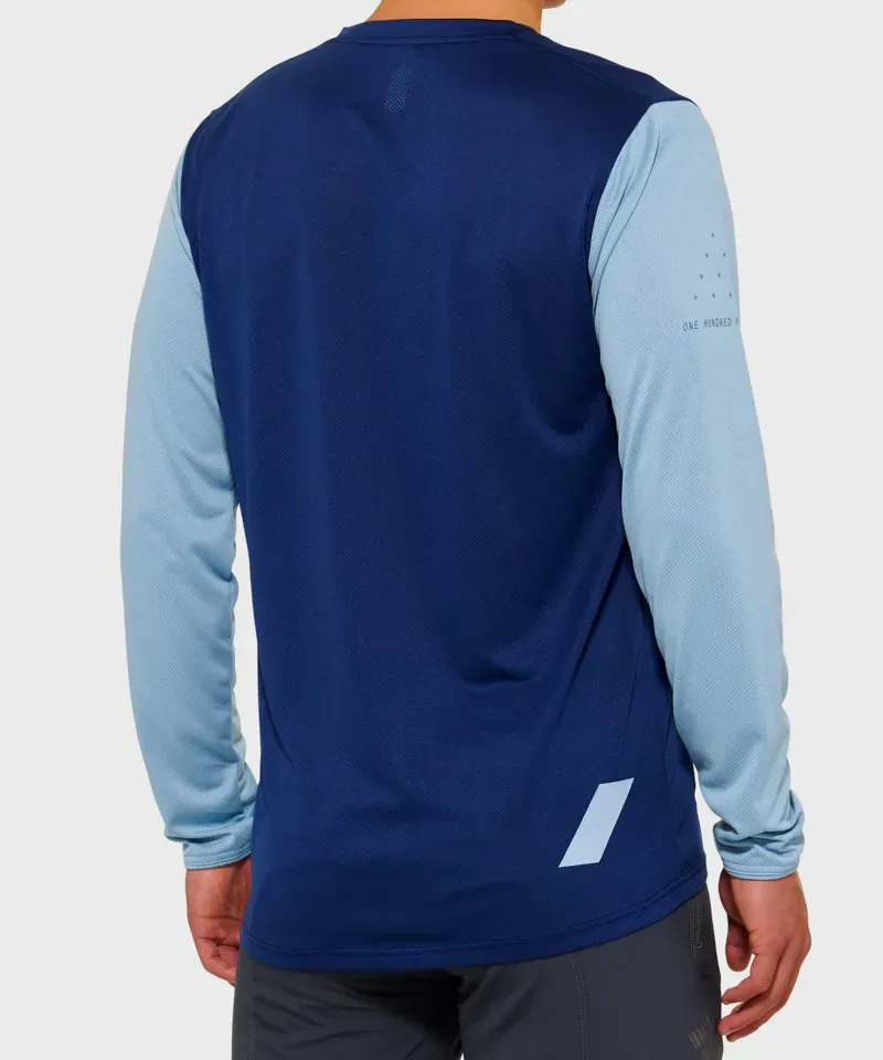 100 Ridecamp Long Sleeve Jersey Navy-1