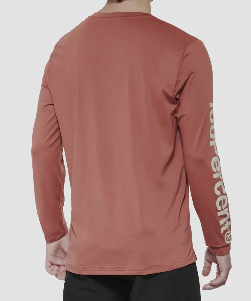 100 Airmatic Long Sleeve Jersey Cardinal-1