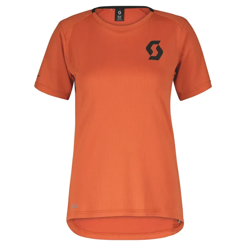 Scott Women's Trail Vertic Pro SS Shirt in Braze Oange