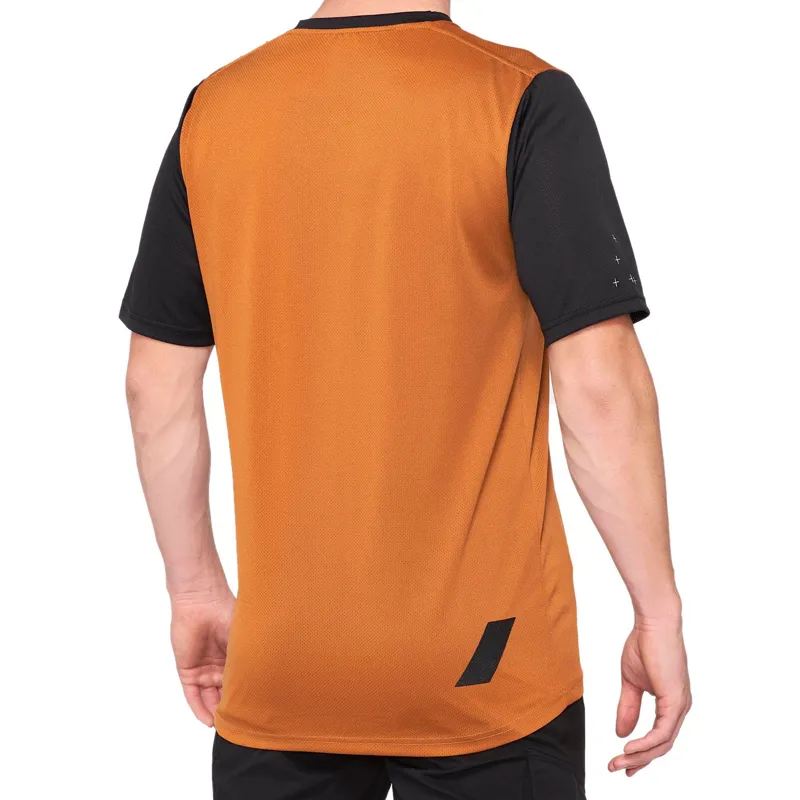 100% Ridecamp Jersey in Terracotta/Black