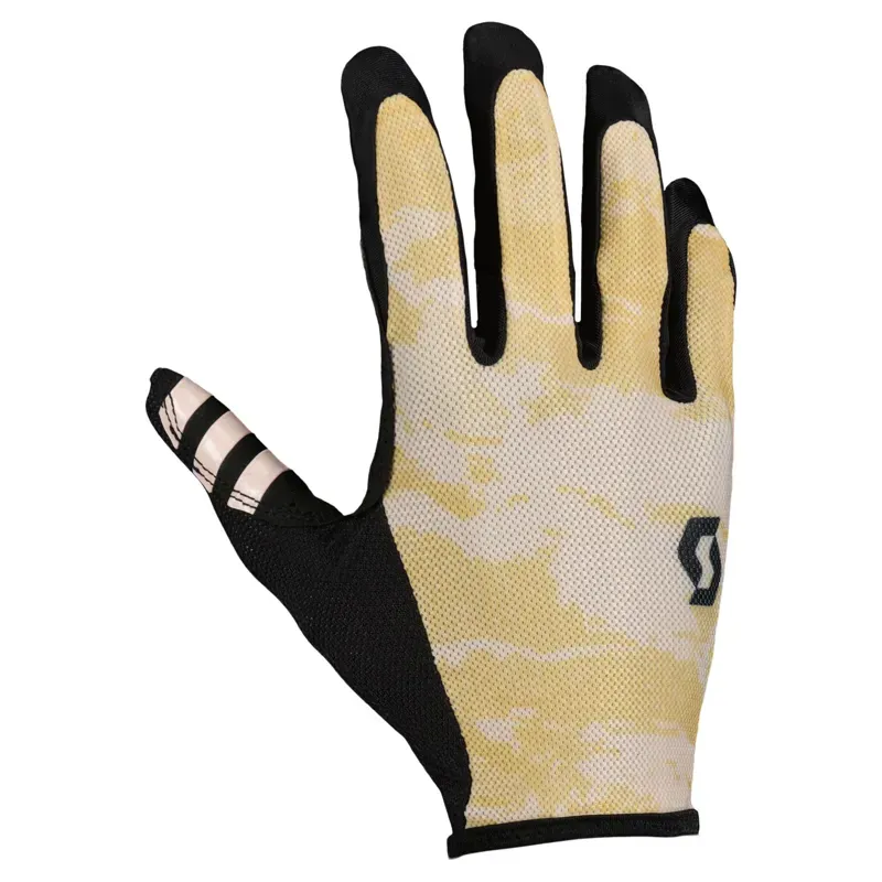 Scott Traction Long-Finger Glove in Sugar Pink/Biscuit Beige