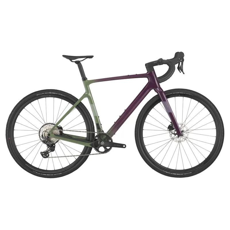 Scott Addict Gravel 40 Bike - Green/ Purple