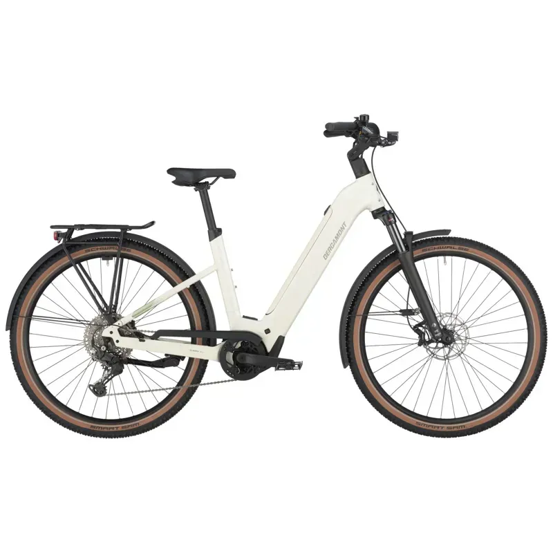 Bergamont E-Horizon SUV 30 Wave Electric Hybrid Bike in Off White