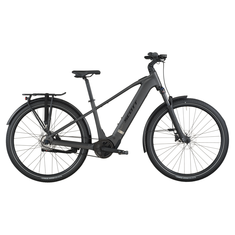 Scott Sub Tour 30 eHybrid Bike in Midnight Grey