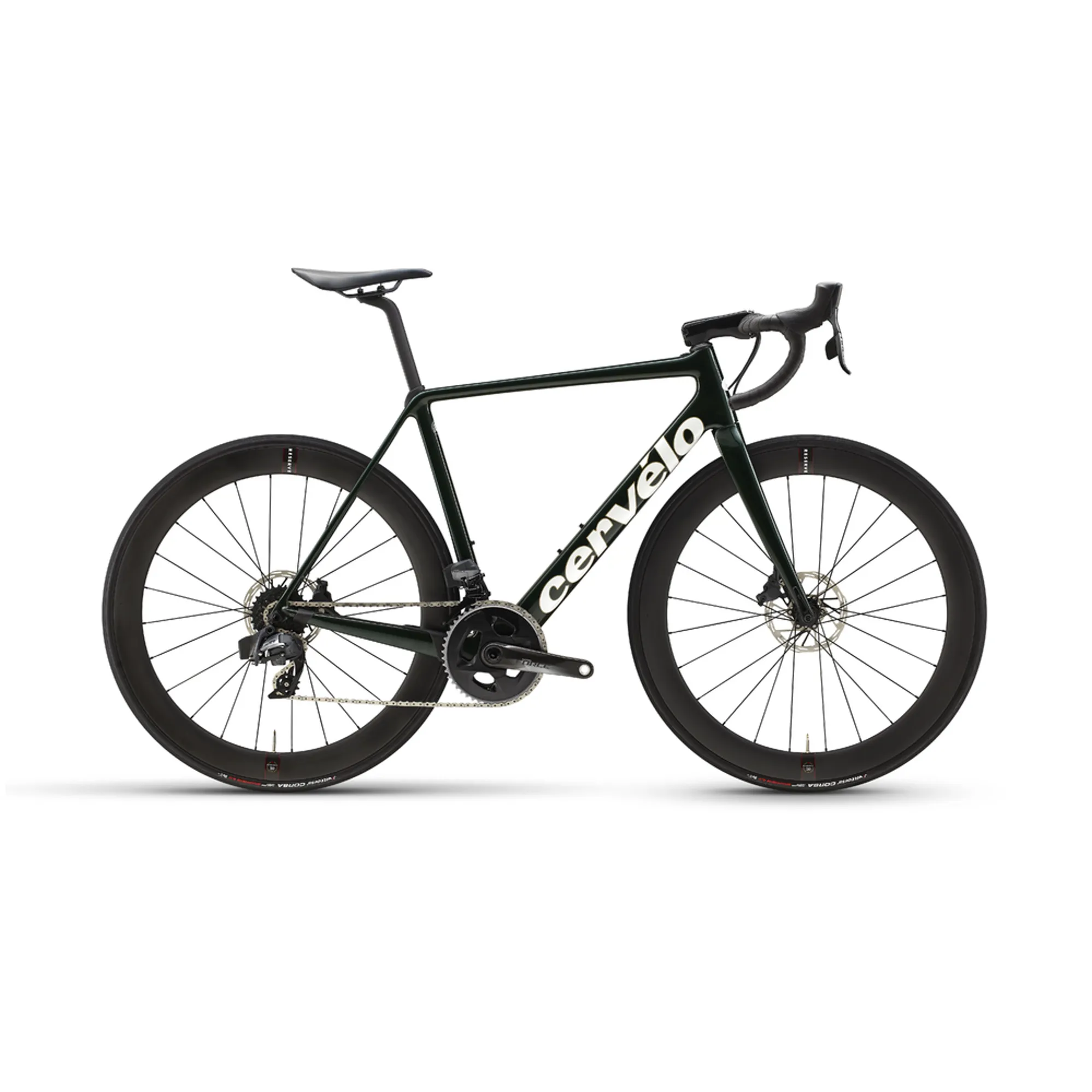 2021 Cervelo R5 Force eTap AXS Green Gold White Carbon Road Bike