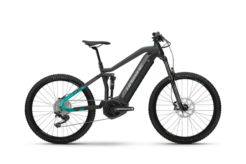 2021 Haibike AllMtn 1 630Wh Electric Mountain Bike in Black