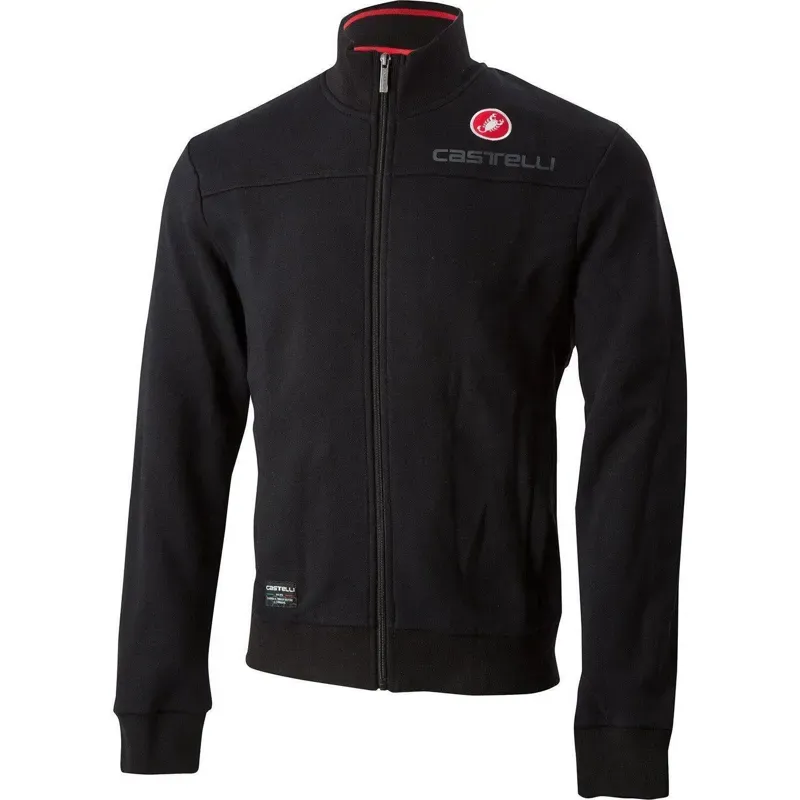 Castelli Milano Mens Track Jacket in Black