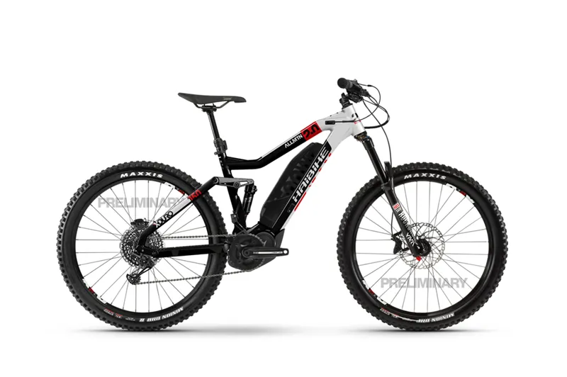 2020 Haibike Xduro Allmtn 2.0 Electric FS Mountain Bike in Black
