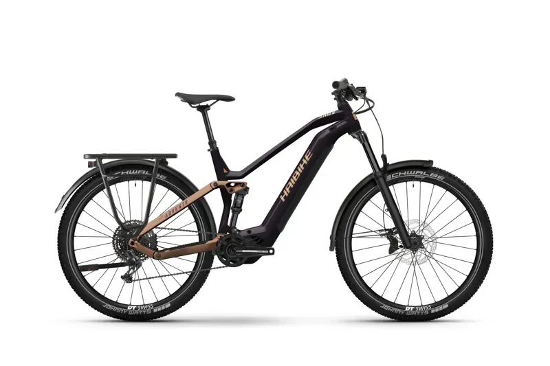 Haibike Adventr Se E-Mountain Bike In Purple/Cognac