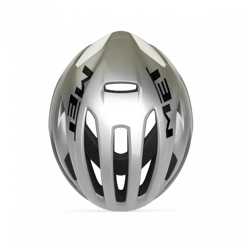 MET Rivale Silver/Grey Helmet-2