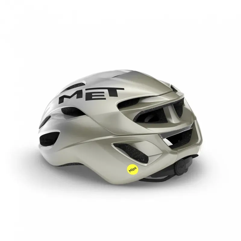 MET Rivale Silver/Grey Helmet-3