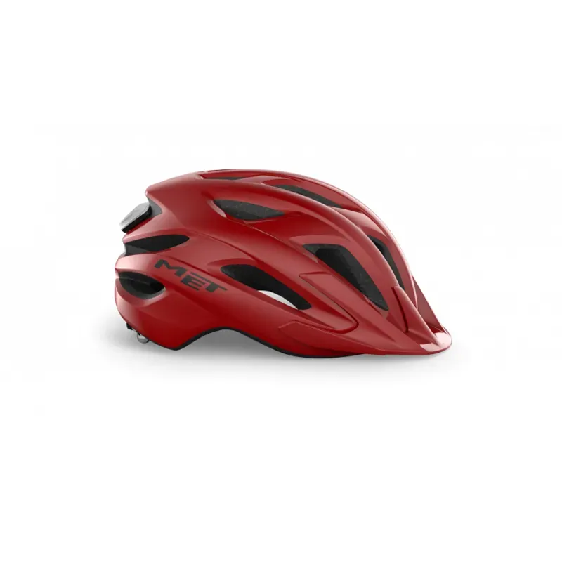Met Crossover Uni Helmet in Red-1