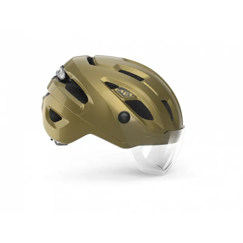 Met Intercity Gold Helmet