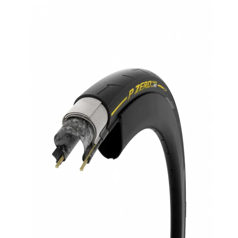 Pirelli P ZERO Race TLR RS Road Bike Tubeless Tyre Yellow