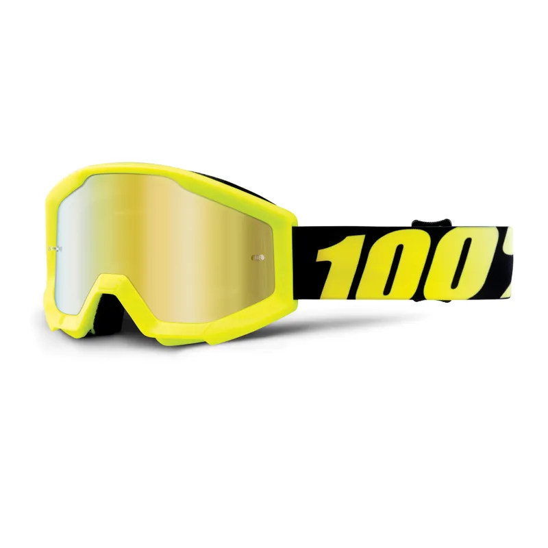 100 Strata Junior Goggles / Gold Mirror Lens YELLOW
