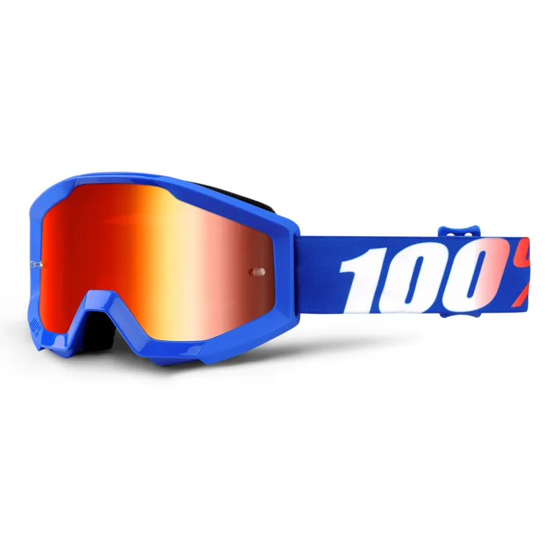 100 Strata Junior Goggles / Red Mirror Lens Nation