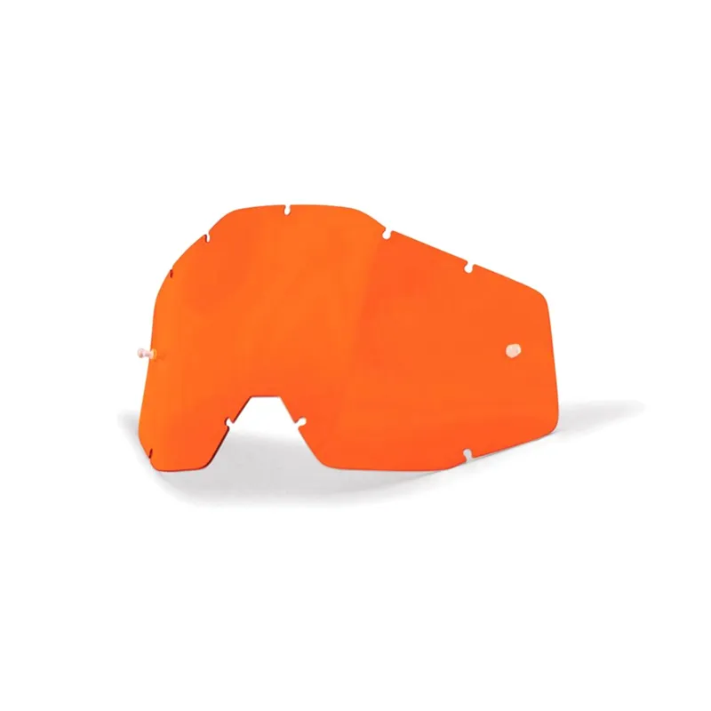 100% Accuri/Racecraft/Strata Anti-Fog Replacement Lens in Orange