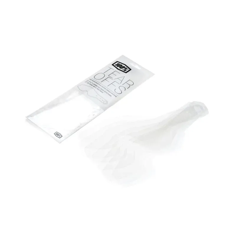 100% Racecraft/Accuri/Strata Standard Tear-Offs in Clear