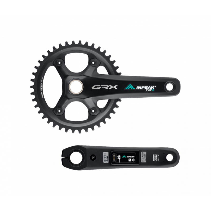 INPEAK Dual Sided Powermeter Crankset - Shimano GRX RX820 1x-1